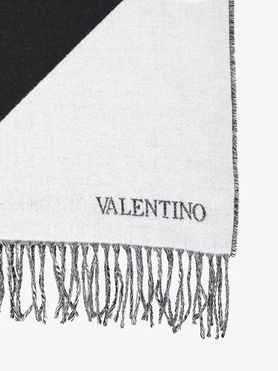 Shop Valentino Strhype Scarf In Black