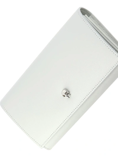 Shop Alexander Mcqueen "skull" Wallet In White