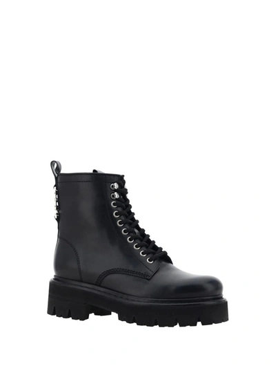 Dsquared2 Chunky Sole Ankle Boot With Pull Tab In 2124
