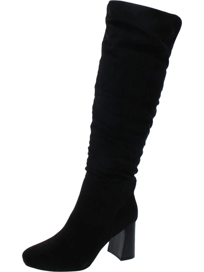 Shop Sugar Emerson Womens Faux Suede Slouchy Knee-high Boots In Multi