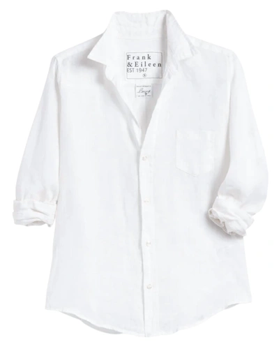 Shop Frank & Eileen Barry Button Down Shirt In White