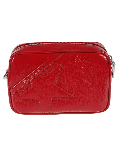 Shop Golden Goose Mini Star Shoulder Bag In Ruby Red