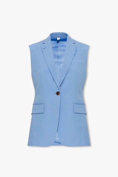 Shop Burberry Blue ‘aurelie' Vest In New