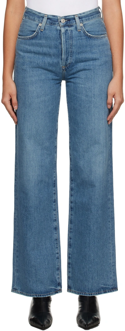 Shop Citizens Of Humanity Blue Annina Jeans In Starsign (med Ind)