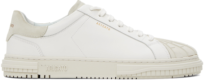 Shop Axel Arigato White Atlas Sneakers In White/beige