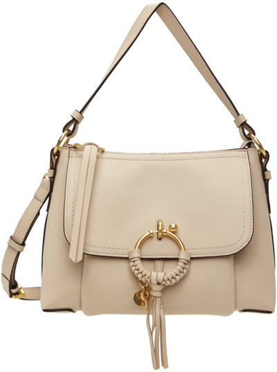 Shop See By Chloé Beige Small Joan Bag In 24h Cement Beige