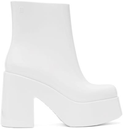 Shop Melissa White Nubia Ii Boots In Ap111 White