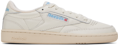 Shop Reebok Off-white Club C 85 Vintage Sneakers In Chalk/alabaster/esse