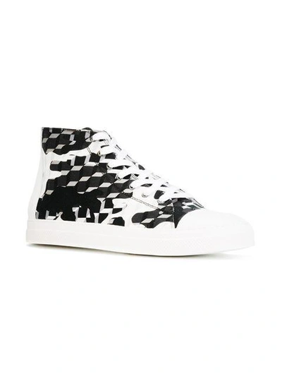 Shop Pierre Hardy 'frisco' Hi-top Sneakers - Black