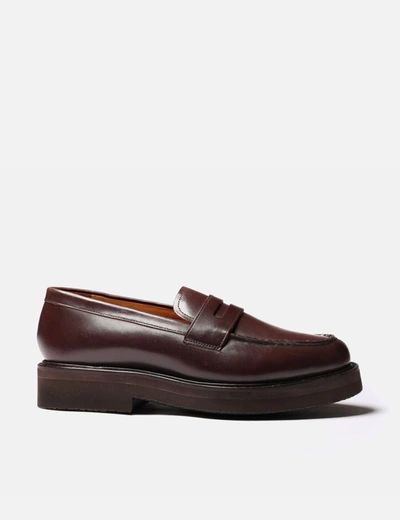 Shop Grenson Peter Loafer (colorado Leather) In Brown