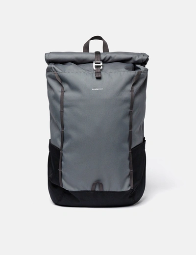 Shop Sandqvist Arvid Rolltop Backpack (recycled Poly) In Grey