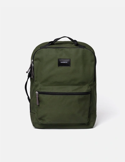 Shop Sandqvist August Backpack In Green