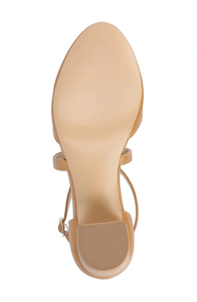 Journee Collection Foster Block Heel Pump In Tan
