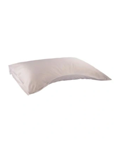 Shop Sleep & Beyond Sleep Beyond Ultimate Natural Latex Wool Side Sleeper Pillows In Off-white