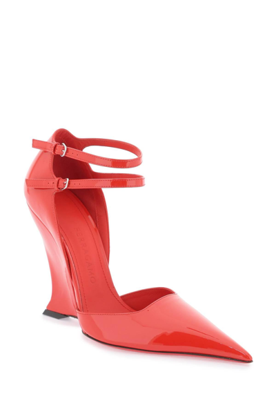 Shop Ferragamo Vidya Sandals In Red