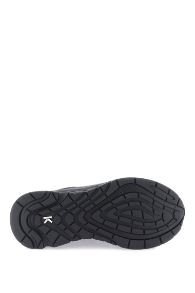 Kenzo Pace Sneakers With Mesh And Rubber Sole In Black