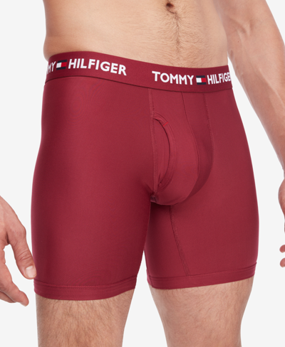 Tommy Hilfiger Men's 3-pk. Everyday Micro Boxer Briefs In Red