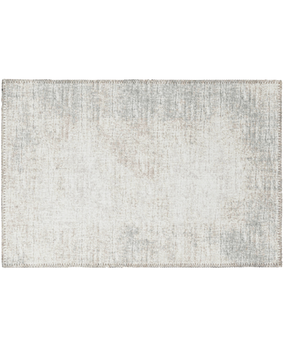 Shop Addison Rylee Outdoor Washable Ary31 1'8" X 2'6" Area Rug In Gray
