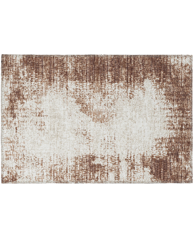 Shop Addison Rylee Outdoor Washable Ary31 1'8" X 2'6" Area Rug In Brown