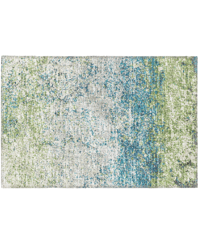 Shop Addison Rylee Outdoor Washable Ary33 1'8" X 2'6" Area Rug In Green