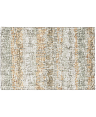 Shop Addison Rylee Outdoor Washable Ary34 1'8" X 2'6" Area Rug In Sage