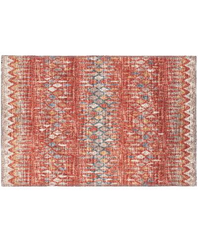 Shop Addison Rylee Outdoor Washable Ary35 1'8" X 2'6" Area Rug In Copper