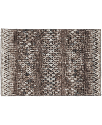 Shop Addison Rylee Outdoor Washable Ary35 1'8" X 2'6" Area Rug In Brown