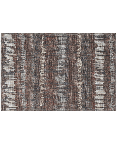 Shop Addison Rylee Outdoor Washable Ary34 1'8" X 2'6" Area Rug In Brown