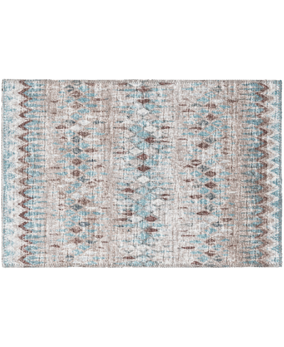 Shop Addison Rylee Outdoor Washable Ary35 1'8" X 2'6" Area Rug In Blue