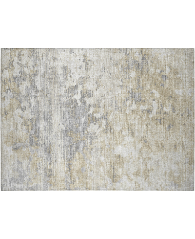 Shop Addison Accord Outdoor Washable Aac35 1'8" X 2'6" Area Rug In Ivory