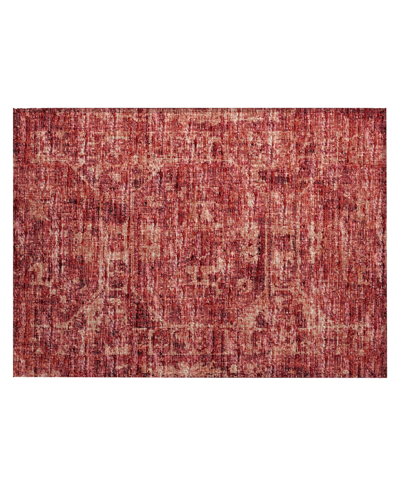 Shop Addison Othello Outdoor Washable Aot32 1'8 X 2'6 Area Rug In Copper