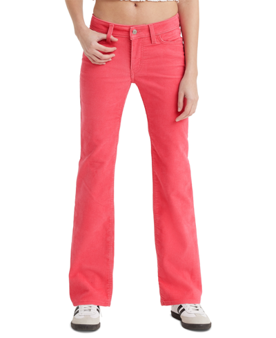 Shop Levi's Women's Superlow Low-rise Bootcut Jeans In Italian Rose