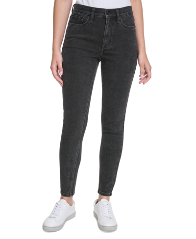 Shop Calvin Klein Jeans Est.1978 Women's High-rise Skinny Jeans In Asphalt