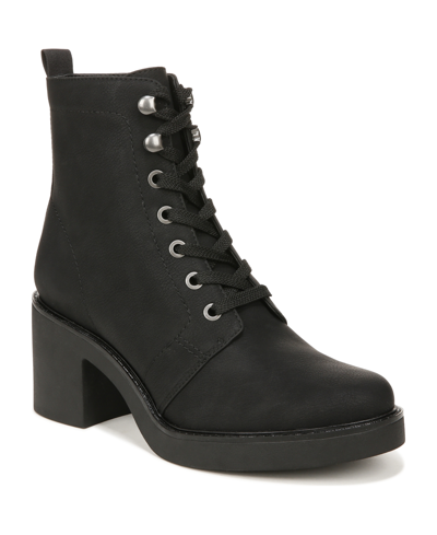 Shop Lifestride Rhodes Faux Leather Booties In Black