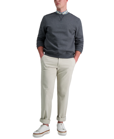 Shop Haggar Men's Life Khaki Straight Fit Comfort Pant In Putty
