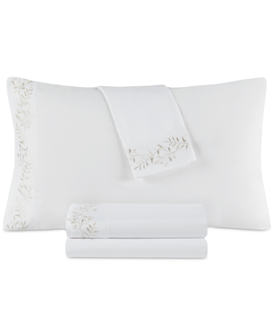 Shop Decor Studio Holiday Embroidered Microfiber 3-pc. Sheet Set, Twin In Medallion