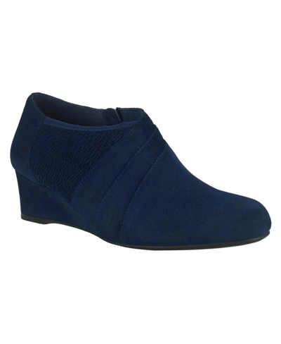 Shop Impo Women's Ginger Stretch Wedge Shooties In Midnight Blue