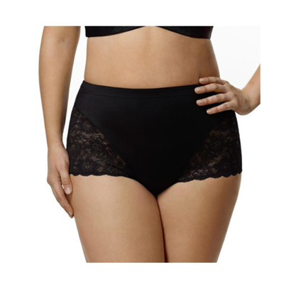 Shop Elila Women's Lacey Curves Cheeky Panty In Black
