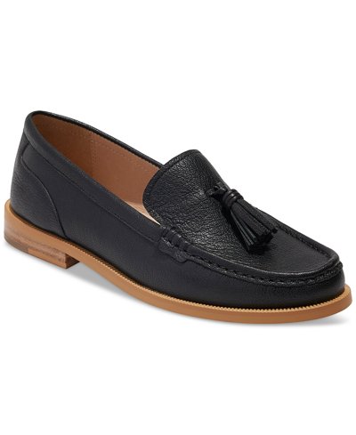 Shop Jack Rogers Women's Hunley Slip-on Tassel Loafer Flats In Black