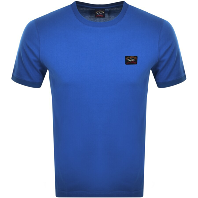 Shop Paul &amp; Shark Paul And Shark Short Sleeve Logo T Shirt Blue