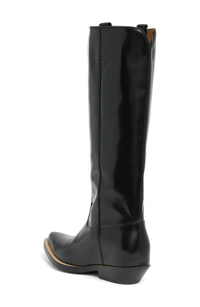 Shop Chloé Nellie Tall Western Boot In Black