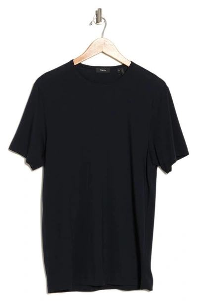 Shop Theory Precise Cotton T-shirt In Eclipse