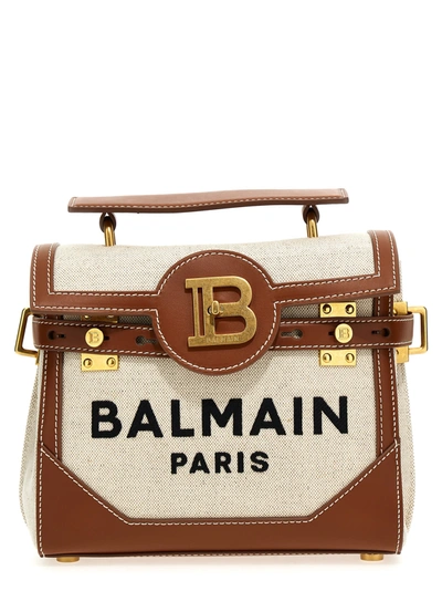 Shop Balmain B-buzz 23 Handbag In Multicolor