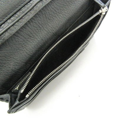 Shop Fendi Selleria Black Leather Wallet  ()