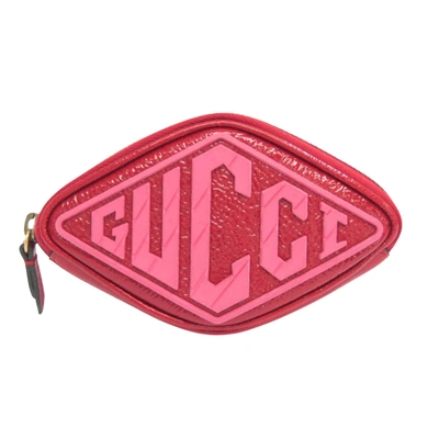 Shop Gucci Red Patent Leather Clutch Bag ()