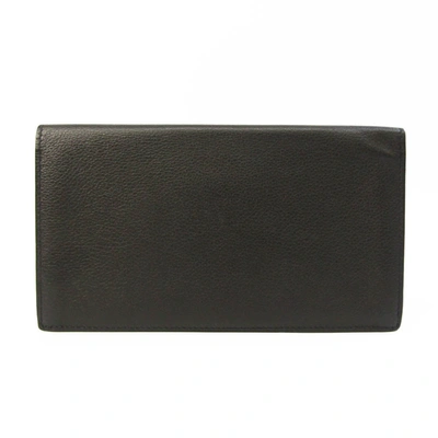 Shop Hermes Hermès Citizen Twill Grey Leather Wallet  ()