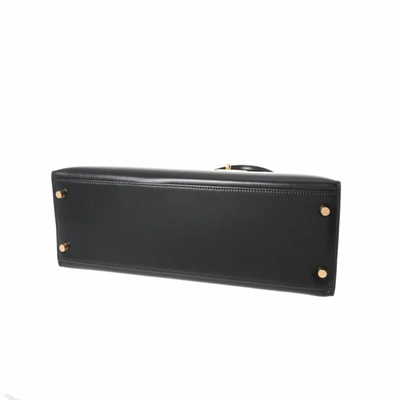 Kelly dépêches leather handbag Hermès Black in Leather - 34731193