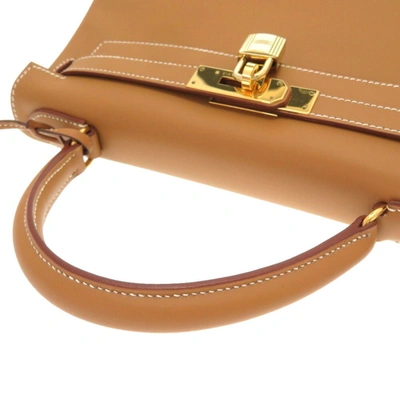 Kelly dépêches leather bag Hermès Brown in Leather - 22413173