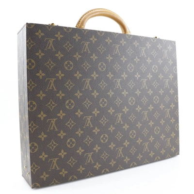 Pre-owned Louis Vuitton Brown Canvas Briefcase Bag ()