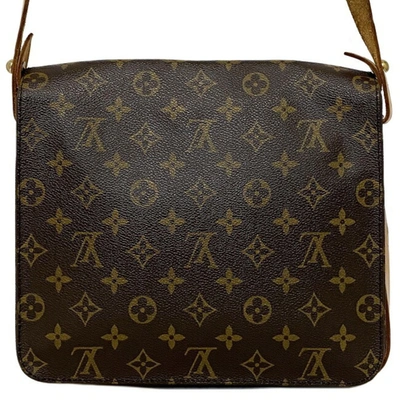 Pre-owned Louis Vuitton Cartouchière 26 Brown Canvas Shoulder Bag